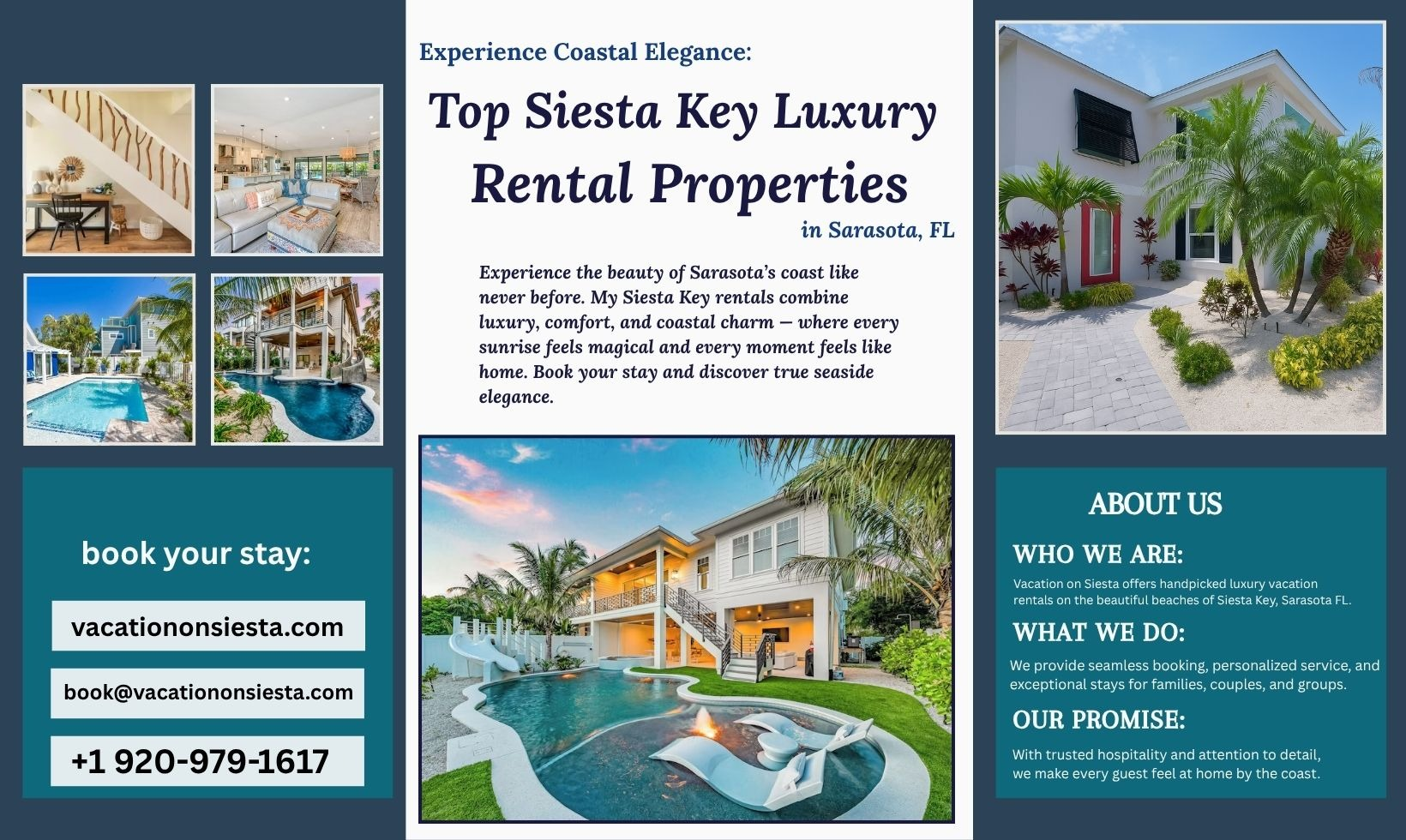 Siesta Key Luxury Rental Properties in Sarasota