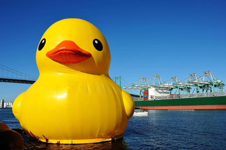 Waddle You Waiting For? The World’s Largest Rubber Ducky is Floating to Clearwater!