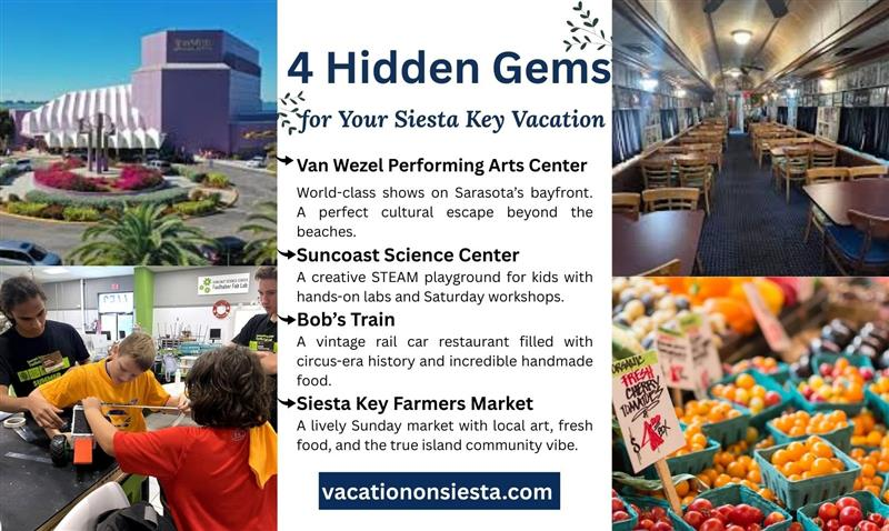 Hidden Gems for your Siesta Key Vacation