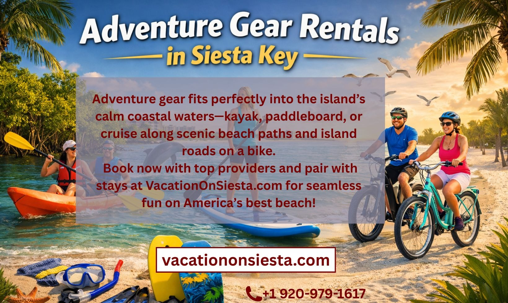 Gear Rentals in Siesta Key
