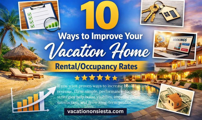 10 Ways to Improve Your Vacation Home RentalOccupancy Rates