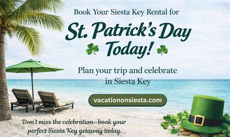 Celebrate St. Patty’s Day in Siesta Key